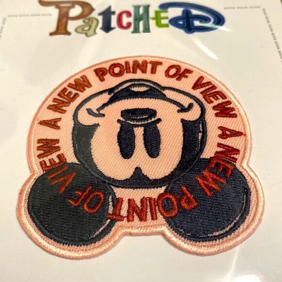 Disney Parks Patched A NEW POINT OF VIEW Mickey Mouse Patch New for shirt purse - Picture 1 of 5